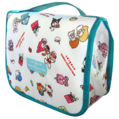 Japan Sanrio × Swimmer Hanging Pouch - Characters White Retro