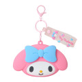 Japan Sanrio Original Mini Silicone Pouch Keychain - My Melody : Bag Charm - 1