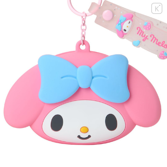 Japan Sanrio Original Mini Silicone Pouch Keychain - My Melody : Bag Charm - 2