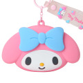 Japan Sanrio Original Mini Silicone Pouch Keychain - My Melody : Bag Charm - 2