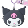 Japan Sanrio Original Mini Silicone Pouch Keychain - Kuromi : Bag Charm - 2