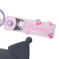 Japan Sanrio Original Mini Silicone Pouch Keychain - Kuromi : Bag Charm - 4