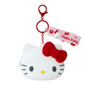 Japan Sanrio Original Mini Silicone Pouch Keychain - Hello Kitty : Bag Charm - 1