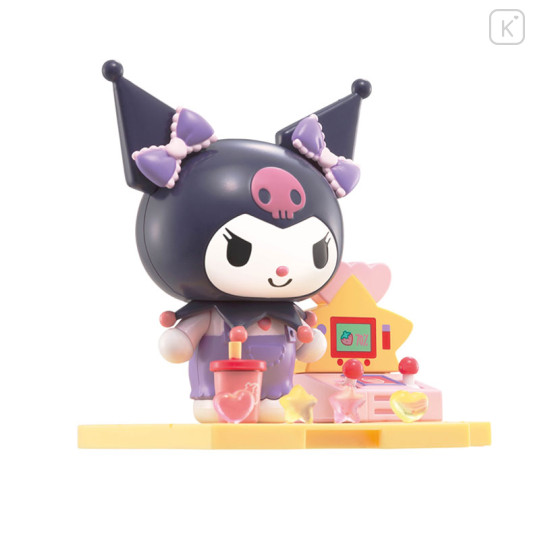 Japan Sanrio Assembled Doll Figure - Kuromi : Candy Factory - 2