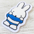 Japan Miffy Sagara Embroidery Badge - Miffy : 70th Anniversary Blue Dress - 3