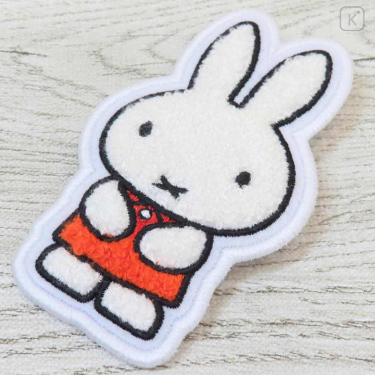 Japan Miffy Sagara Embroidery Badge - Miffy : 70th Anniversary Orange Dress - 3