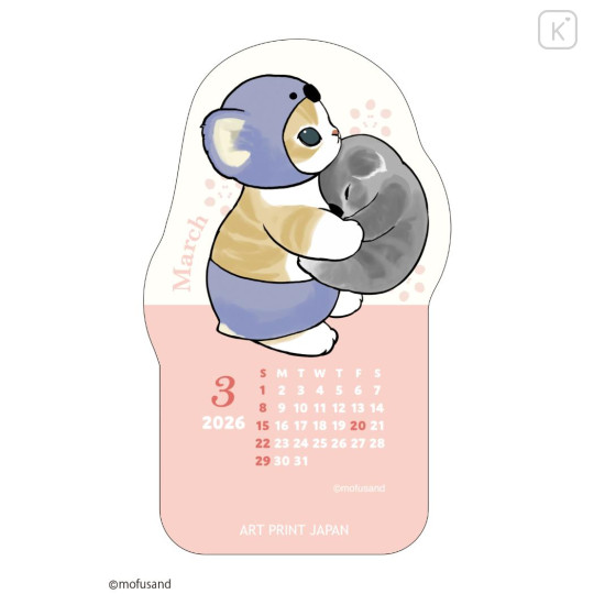 Japan Mofusand Mini Desk Calendar - 2026 - 3