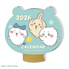 Japan Chiikawa Mini Desk Calendar - Chiikawa & Hachiware & Usagi : 2026