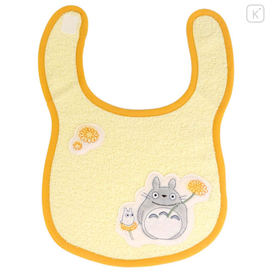 Japan Ghibli Bib - My Neighbor Totoro : Orange Yellow Flower - 1