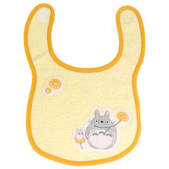 Japan Ghibli Bib - My Neighbor Totoro : Orange Yellow Flower