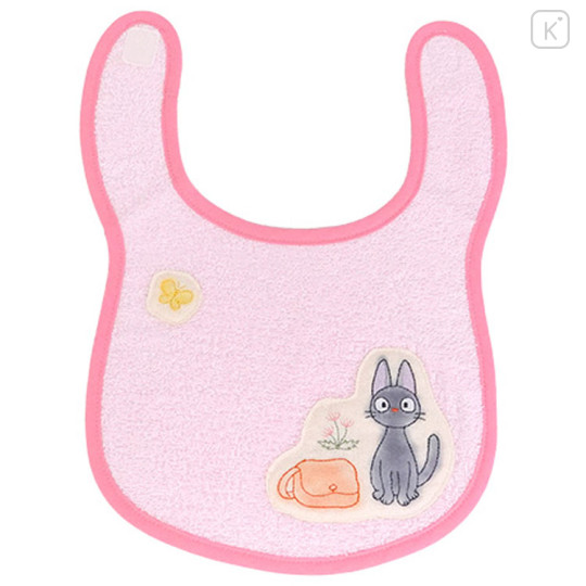 Japan Ghibli Bib - Kiki's Delivery Service : Jiji Pink - 1
