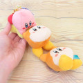 Japan Kirby Plush Mascot Keychain - Kirby & Waddle Dee : Riding - 3