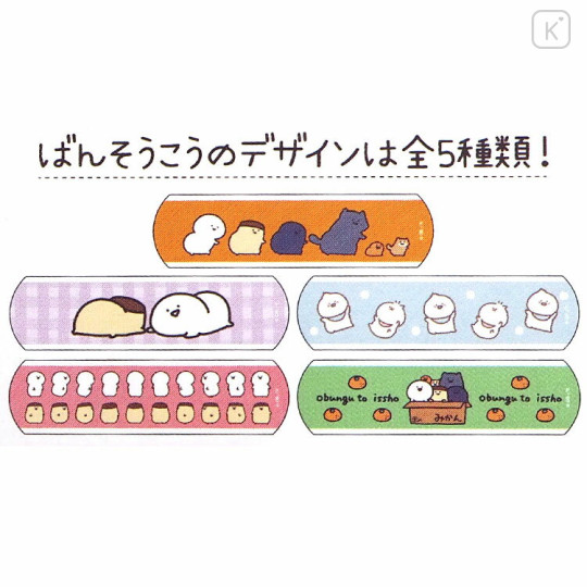 Japan Obungu to Issho Boxed Adhesive Bandage - Green - 2