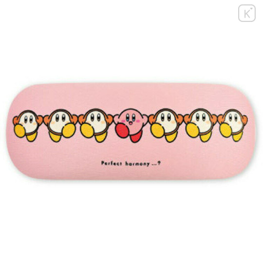 Japan Kirby Glasses Case - Kirby : Play with Waddle Dee - 1