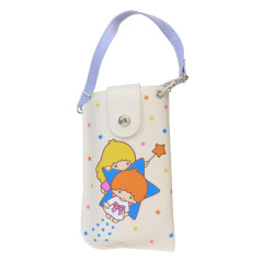 Japan Sanrio Flat Glasses Case with Strap - Little Twin Stars : Star