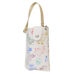 Japan Moomin Flat Glasses Case with Strap - Characters