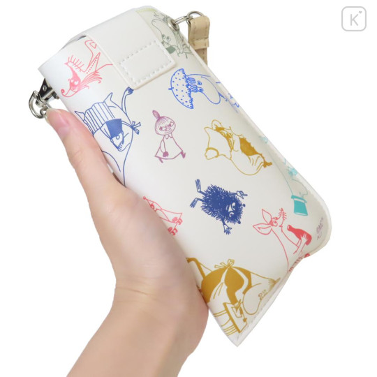 Japan Moomin Flat Glasses Case with Strap - Characters - 2