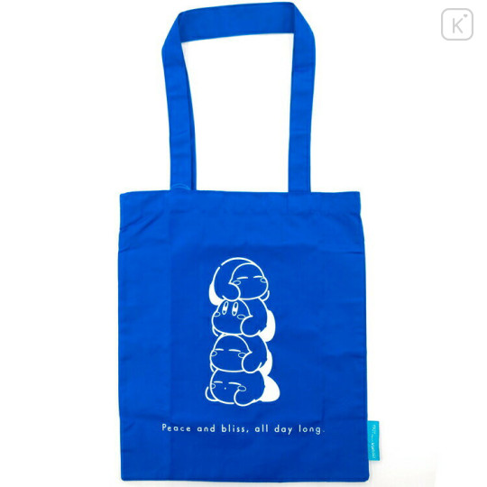 Japan Kirby Tote Bag - Kirby : Play With Waddle Dee Blue - 1