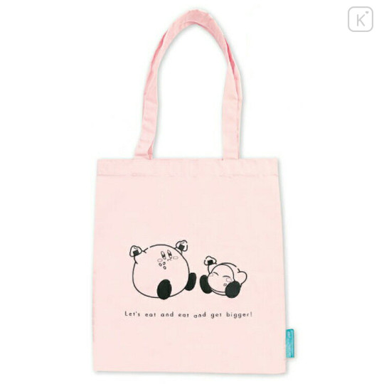 Japan Kirby Tote Bag - Kirby : Play With Waddle Dee Pink - 1
