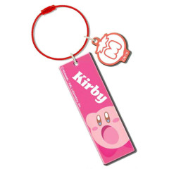 Japan Kirby Wire Key Ring Charm Keychain - Kirby : Inhale Pink