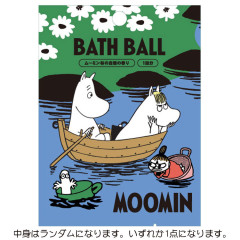 Japan Moomin Bath Ball with Random Mascot - Natural Scent Blind Box