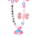 Japan Sanrio Original Bead Strap with Mascot - My Melody : Ribbon - 2