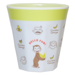Japan Curious George Melamine Tumbler - Fun Light Yellow