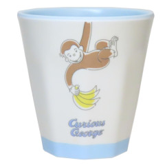 Japan Curious George Melamine Tumbler - Fun Light Blue