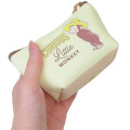 Japan Curious George Triangular Mini Pouch - Smile Light Yellow - 2