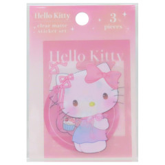 Japan Sanrio Vinyl Sticker Set - Hello Kitty : Matte Ribbon