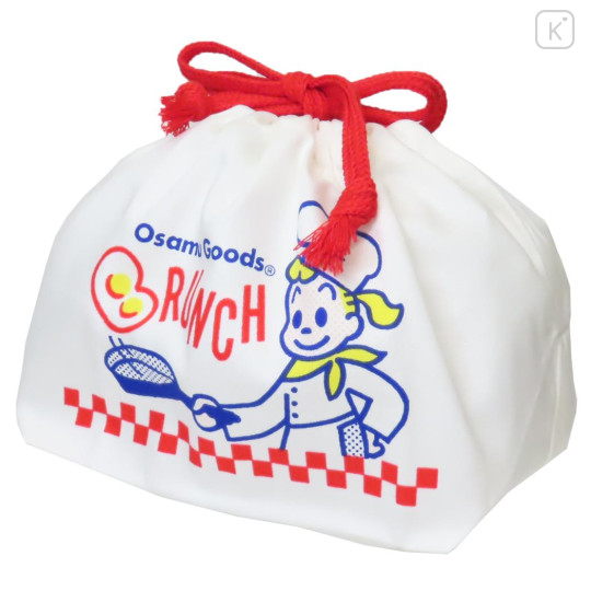 Japan Osamu Goods Drawstring Pouch & Lunch Bag - Brunch - 1