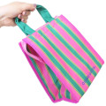 Japan Osamu Goods Insulated Cooler Lunch Bag - Pink Green - 2
