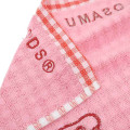 Japan Osamu Goods Mini Towel Jacquard Handkerchief - Gingham Pink - 2