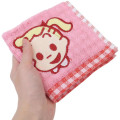 Japan Osamu Goods Mini Towel Jacquard Handkerchief - Gingham Pink - 3