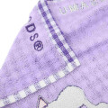 Japan Osamu Goods Mini Towel Jacquard Handkerchief - Gingham Purple - 2