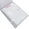 Japan Peanuts Mini Notepad - Snoopy & Woodstock : Monotone - 2
