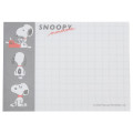 Japan Peanuts Mini Notepad - Snoopy & Woodstock : Monotone - 3