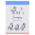 Japan Peanuts Mini Notepad - Snoopy & Woodstock : Marching Team - 1