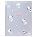 Japan Peanuts 10 Pockets A4 Clear Holder - Snoopy & Woodstock : Monotone - 1