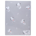 Japan Peanuts 10 Pockets A4 Clear Holder - Snoopy & Woodstock : Monotone - 2