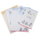 Japan Peanuts Volume Up Letter Envelope Set - Snoopy & Woodstock : Marching Team