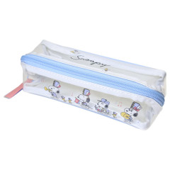 Japan Peanuts Clear Pen Pouch Case - Snoopy & Woodstock : Marching Team