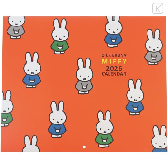 Japan Miffy Wall Calendar - Miffy : Storyboard Red 2026 - 1