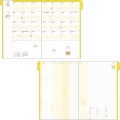 Japan Miffy A5 Planner Monthly Schedule Book - Miffy : Flower 2026 - 4
