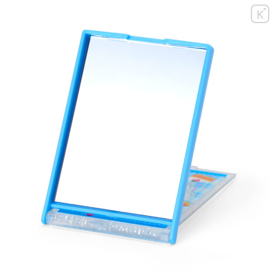 Japan Sanrio Folding Mirror - Usahana : Blue - 3
