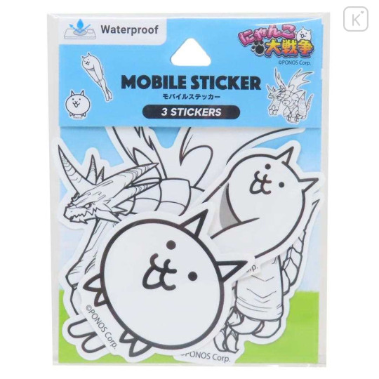Japan The Battle Cats Waterproof Mobile Sticker Pack - B - 1