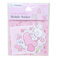 Japan Mikko Illustrations Waterproof Mobile Sticker Pack - Mousse Pink - 1