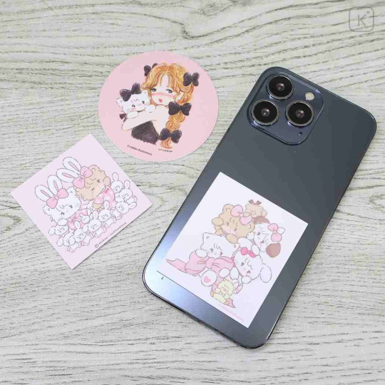 Japan Mikko Illustrations Waterproof Mobile Sticker Pack - Characters - 2