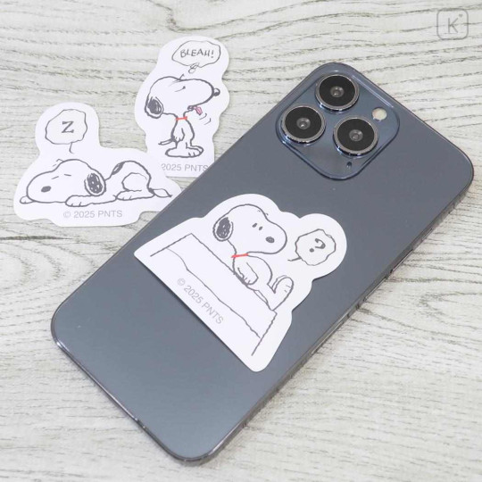 Japan Peanuts Luminous Moblie Sticker Set - Snoopy : Relax Glow in the Dark - 2