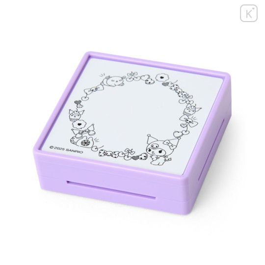 Japan Sanrio Original Message Memo Stamp - Kuromi : Cherry Cupcake - 3